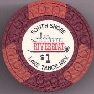 $1 RiverBoat South Shore Lake Tahoe, Nevada Casino Chip (NEW) #1116