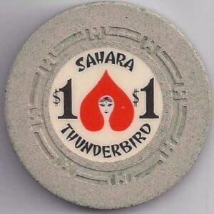 $1 Sahara Thunderbird Casino Chip Lake Tahoe, NV #1175