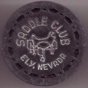 $5 Saddle Club Casino Chip Ely, NV #1208