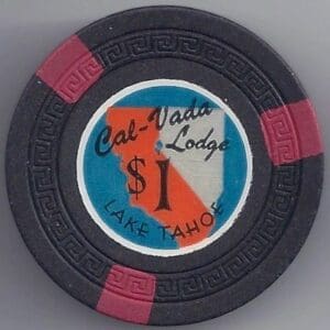 $1 Cal-Vada Lodge Casino Chip Lake Tahoe, NV #1229