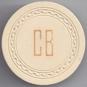 $0.10 Corner Bar (ZigZag Mold) Fractional Casino Chip Fallon, NV #1234