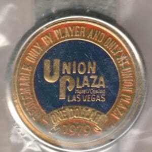 $1 Union Plaza Hotel & Casino 1979 Money Clip (Never Opened) Las Vegas, Nevada #5438