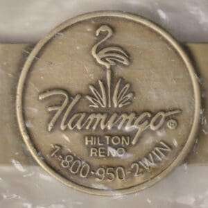 Flamingo Hilton Casino Money Clip (Never Opened) Las Vegas, Nevada #5431