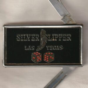 Silver Slipper Hotel & Casino Money Clip & Pocket Knife Las Vegas, Nevada #5430