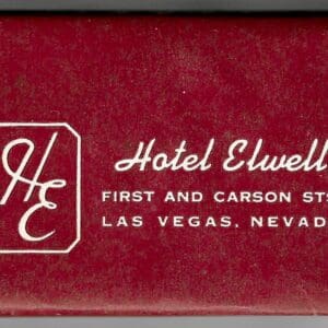 Hotel Elwell Casino Bar Soap Las Vegas, Nevada #5484