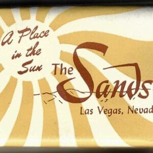 The Sands (A Place In The Sun) Hotel & Casino Bar Soap Las Vegas, Nevada #5485