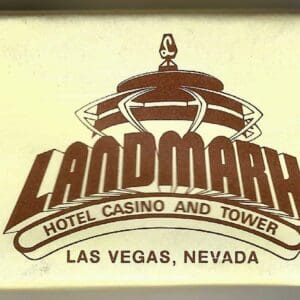 Landmark Hotel Casino & Tower Bar Soap Las Vegas, Nevada #5488