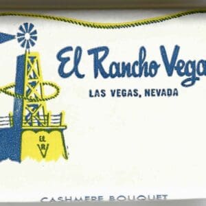 El Rancho Vegas Hotel & Casino Bar Soap Las Vegas, Nevada #5489