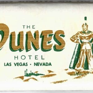 The Dunes Hotel & Casino Bar Soap Las Vegas, Nevada #5493