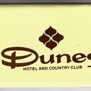 The Dunes Hotel & Casino Bar Soap Las Vegas, Nevada #5495
