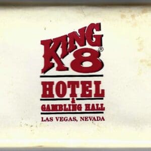 King 8 Hotel & Gambling Hall Bar Soap Las Vegas, Nevada #5477