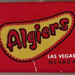 Algiers Casino Bar Soap (Adjoining the Thunderbird Hotel) Las Vegas, Nevada #5497