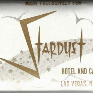 Stardust Hotel & Casino Bar Soap Las Vegas, Nevada #5481