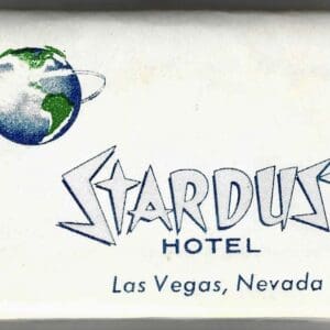 Stardust Hotel & Casino Bar Soap (Blue Lettering) Las Vegas, Nevada #5482